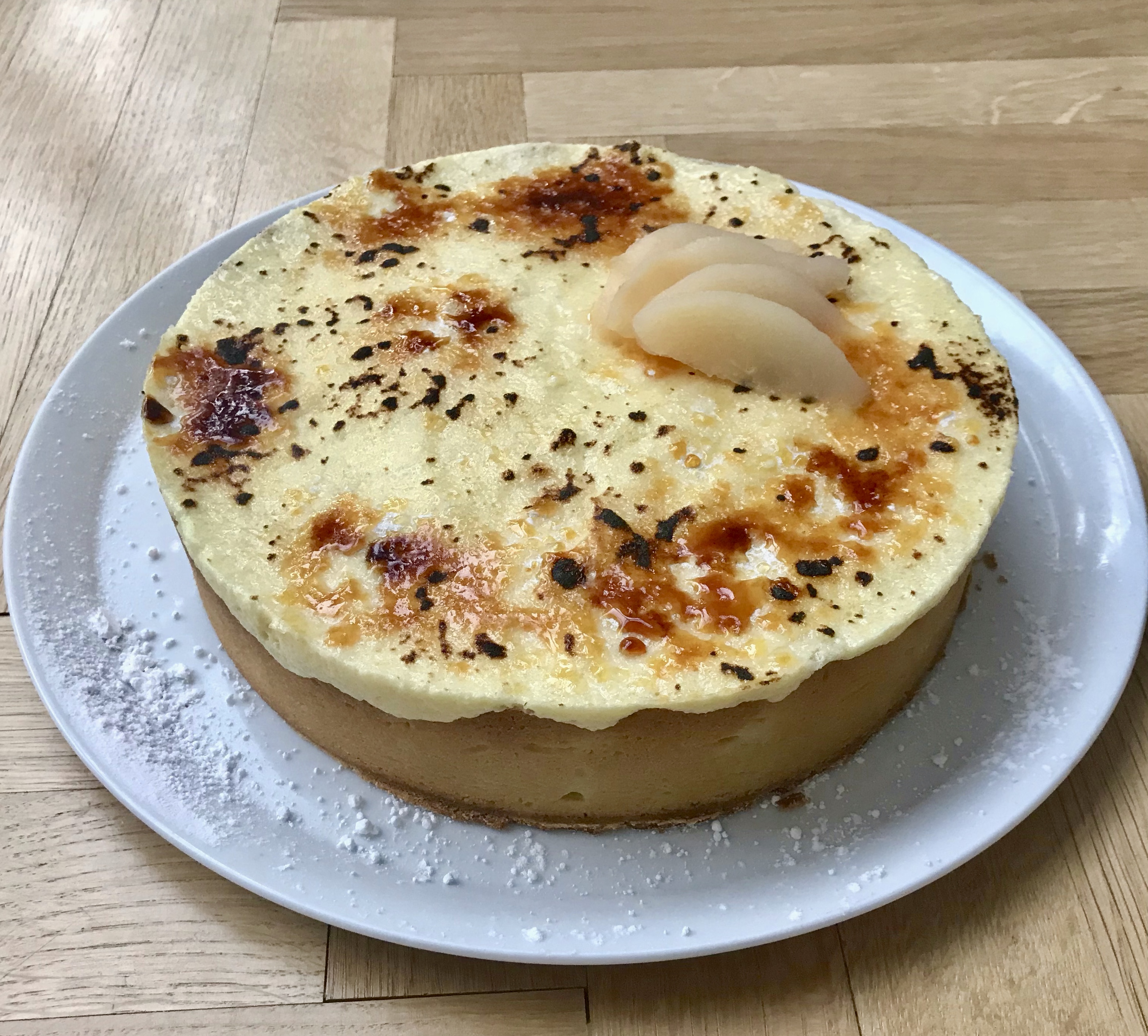 Tarte aux poires crème Chiboust