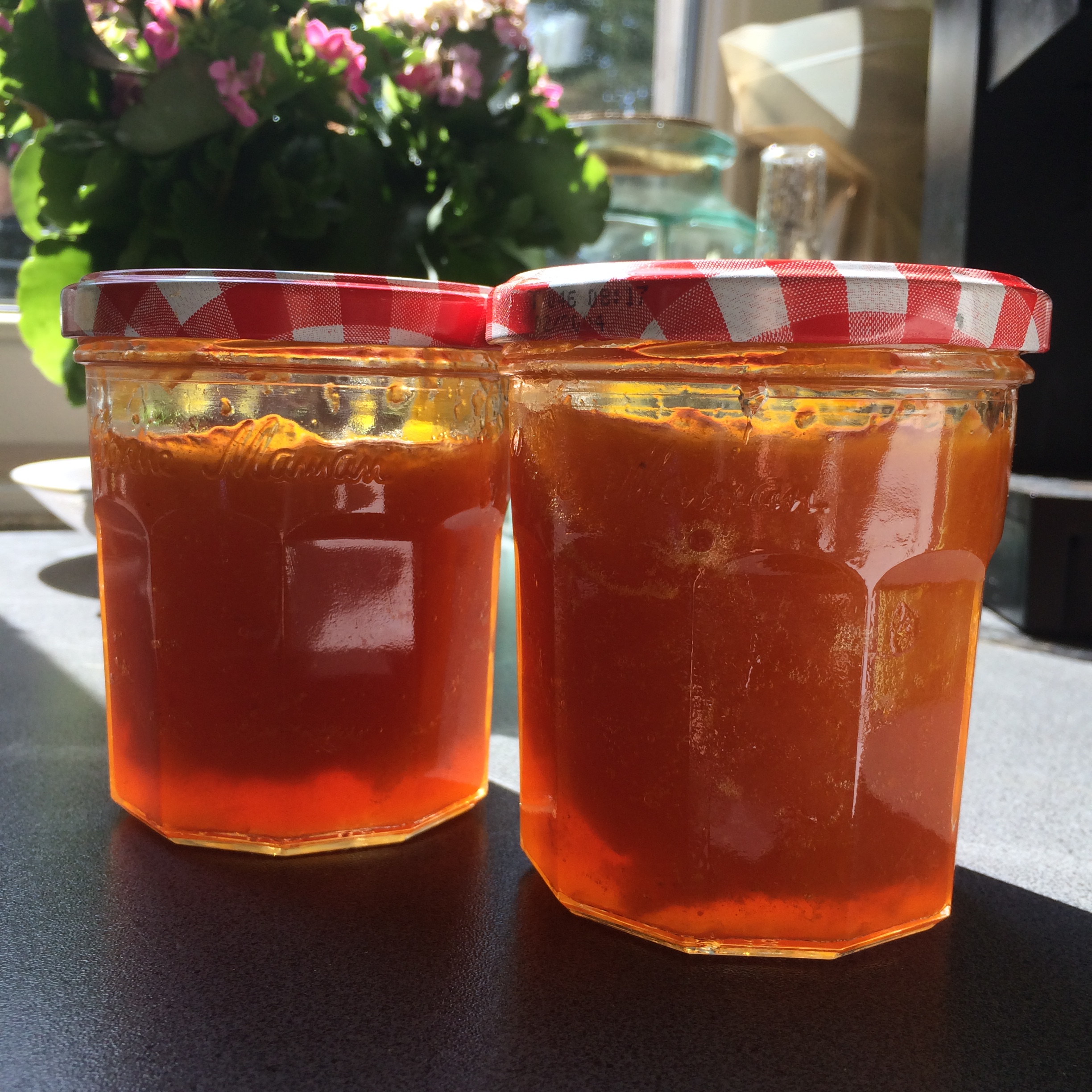 Confiture d&rsquo;abricots, citron vert et gingembre