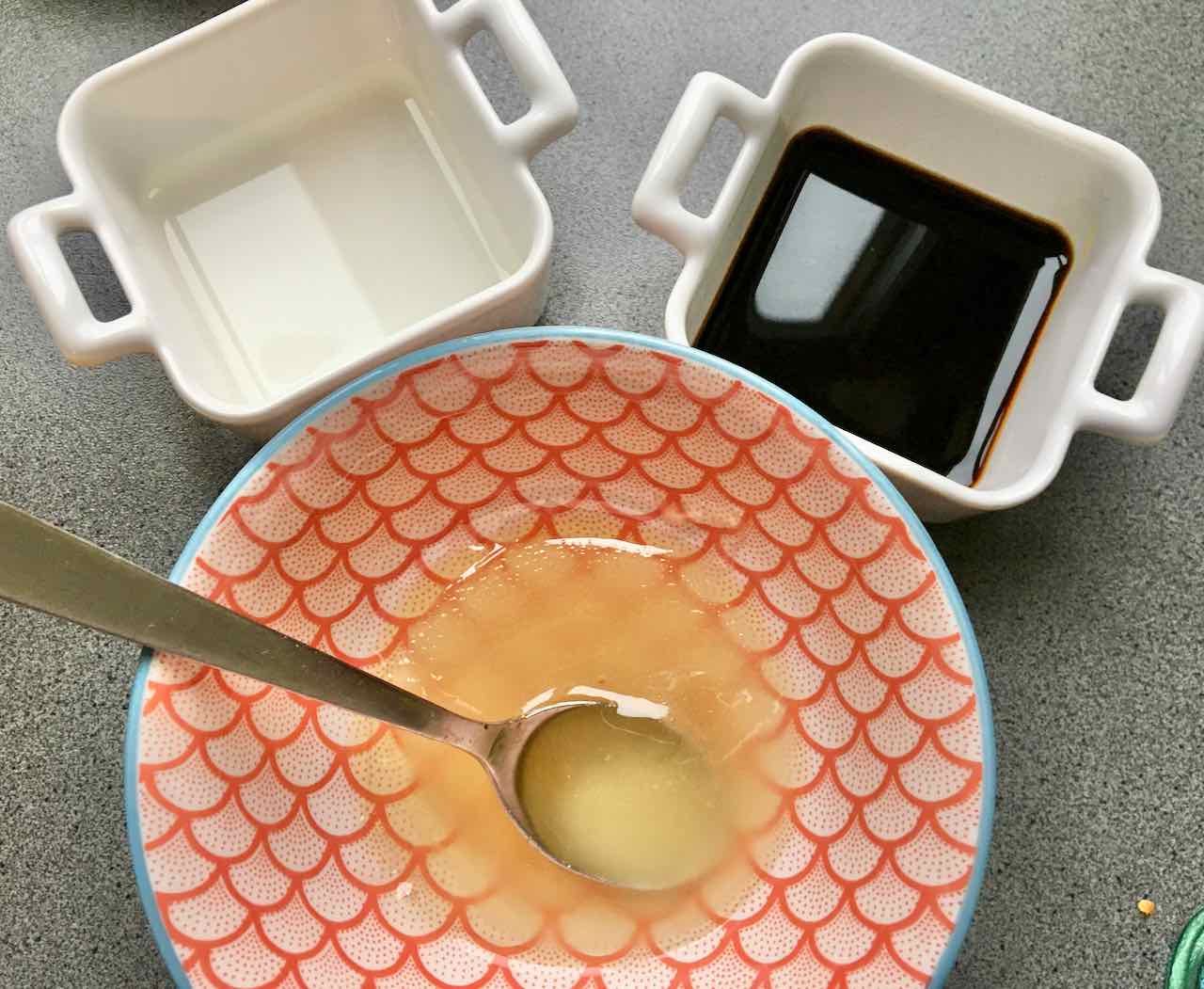 Ingrédients pour marinade