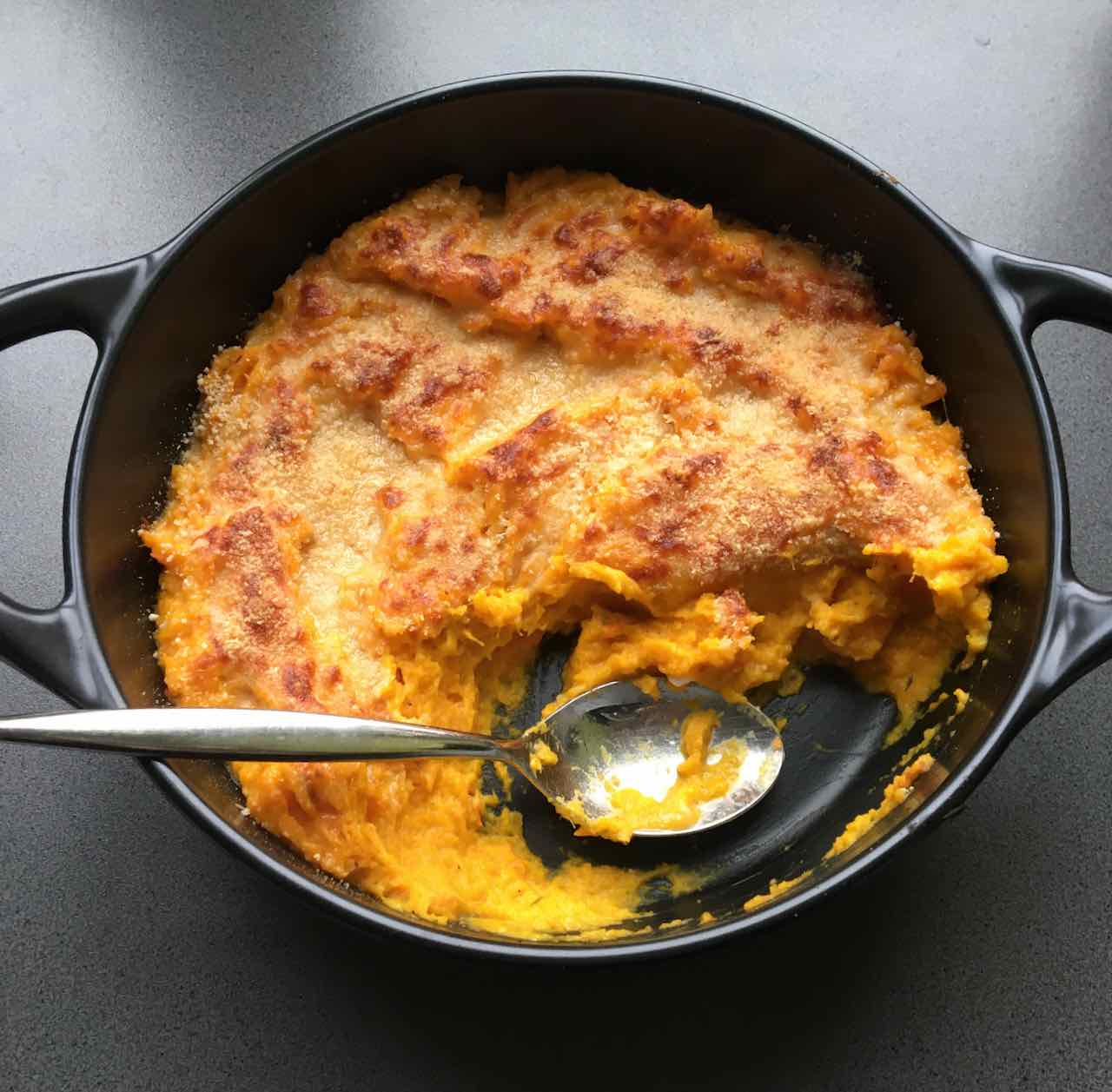 Gratin de potiron très parfumé