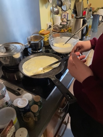 Pâte à crêpes pour la chandeleur