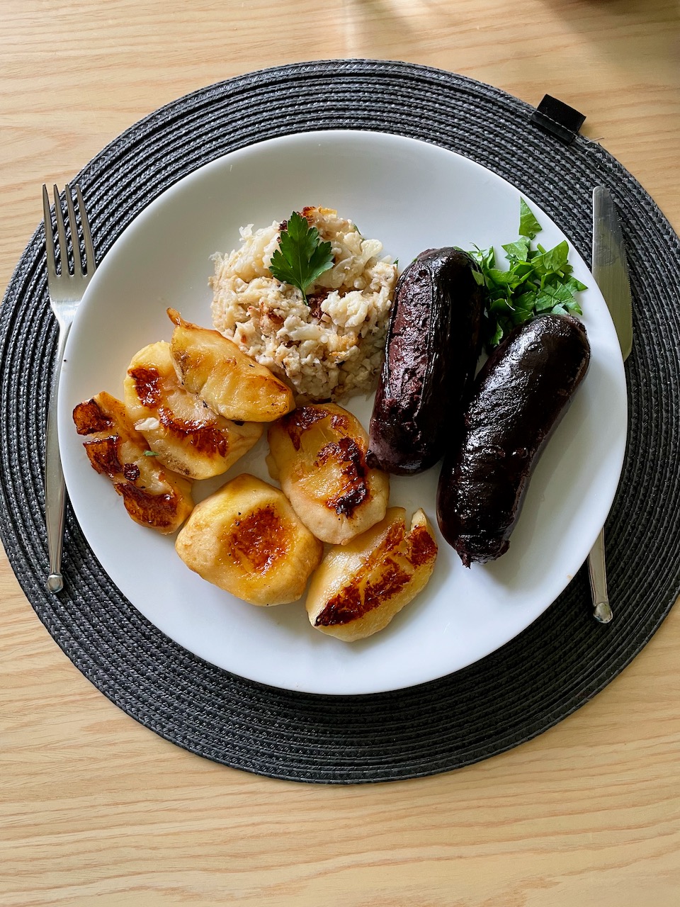 Boudin noir aux pommes
