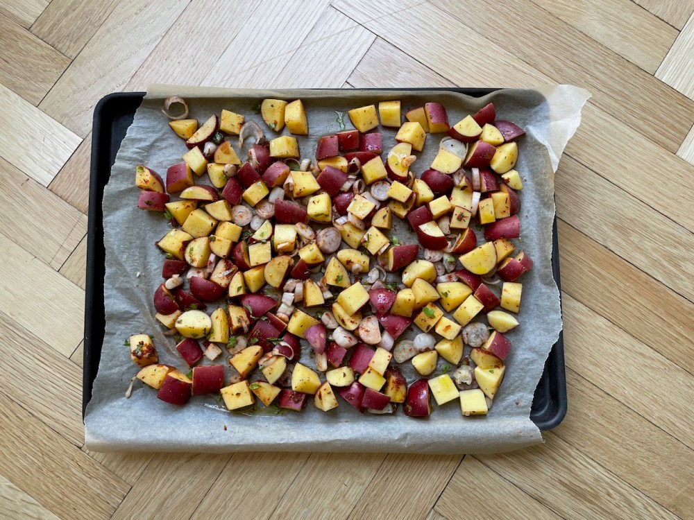 Pomme de terre au four au chimichuri