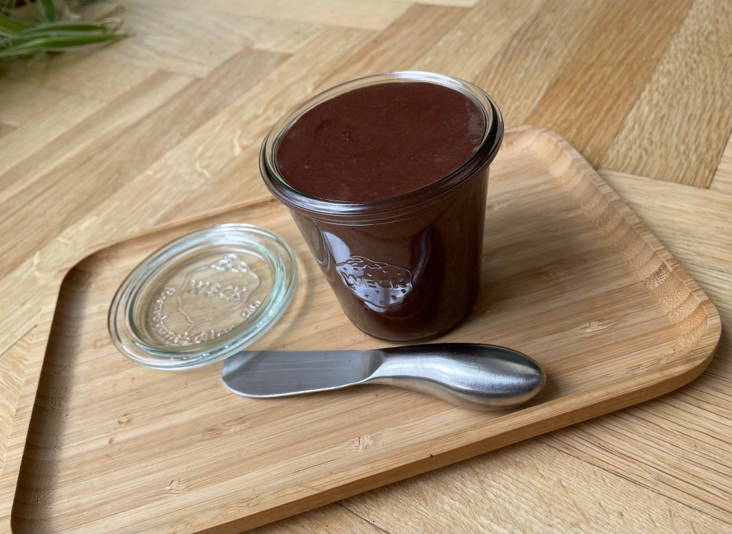 Pâte à tartiner chocolat noisettes fève tonka faite&nbsp;maison