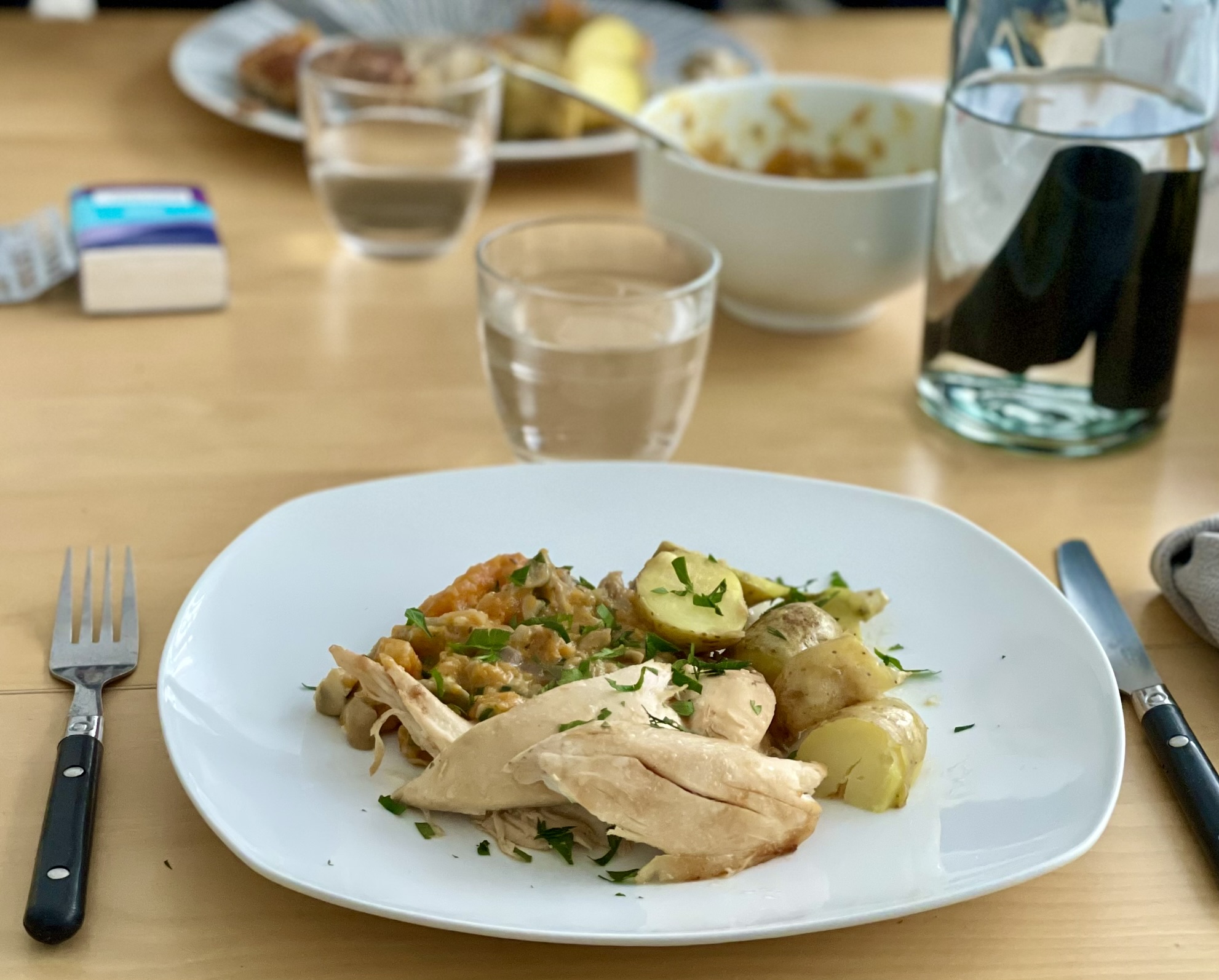 Mélange crémeux de butternut et champignons