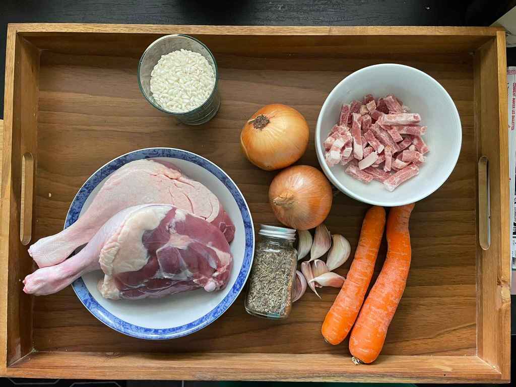 Préparation du bouillon