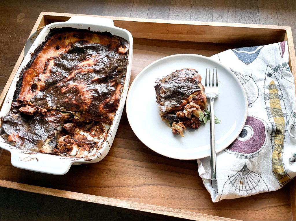 Moussaka prête à servir - Bon appétit !