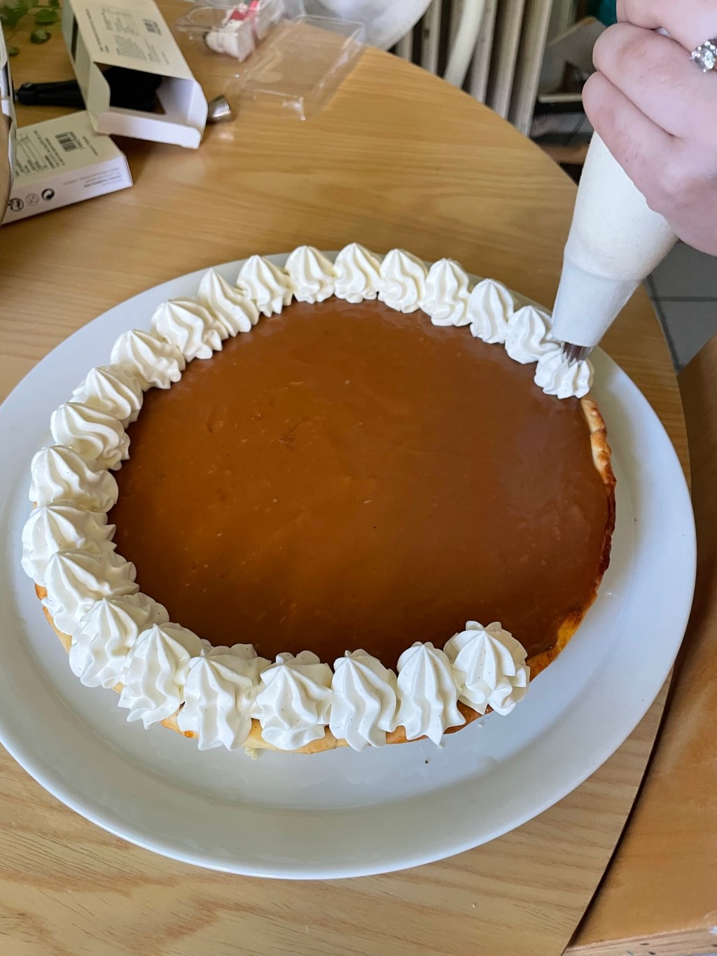 Tarte caramel noix de pécan ganache&nbsp;vanille